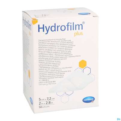 Wundverband Hydrofilm/plus 5x 7,2cm 50st, A-Nr.: 3697183 - 03