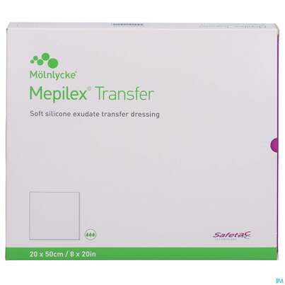 Wundverband Mepilex Silikon Transfer 20x 50cm 4st, A-Nr.: 4100158 - 01