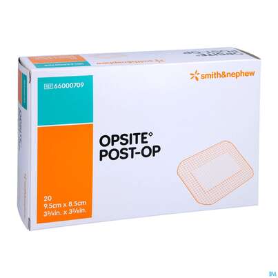 Wundverband Opsite Post-op 8,5x 9,5cm 20st, A-Nr.: 1703229 - 03