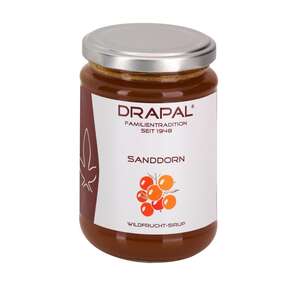DRAPAL® Sanddorn Wildfruchtsirup Glas ohne Faltschachtel, A-Nr.: 3087390 - 01
