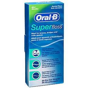 Oral-B SuperFloss 50 Fäden, A-Nr.: 1666698 - 01