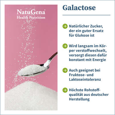 Sie sehen eine Packung NatuGena Galactose Pulver, Produktbild: 02 NatuGena Galactose Pulver, A-Nr.: 5847238 - 02
