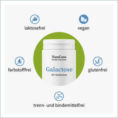 Sie sehen eine Packung NatuGena Galactose Pulver, Produktbild: 03 NatuGena Galactose Pulver, A-Nr.: 5847238 - 03