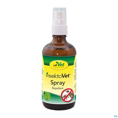 Sie sehen eine Packung Veterinaerprodukte Cdvet Insekto Spray 100ml, Produktbild: 01 Veterinaerprodukte Cdvet Insekto Spray 100ml, A-Nr.: 3490393 - 01