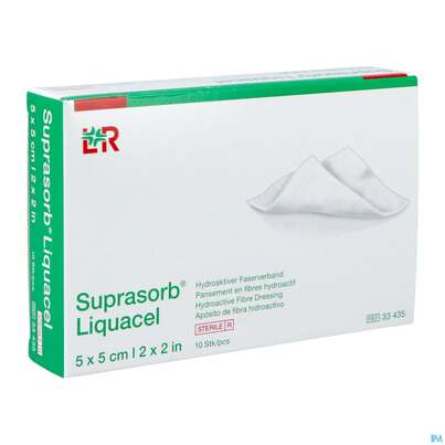 Suprasorb/liquacel Kompresse 5x 5cm 10st, A-Nr.: 4080987 - 02