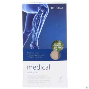 Stuetzstruempfe Belsana/medical/aloe Vera Ad Knie Gr M2 39-41 Beige 2st, A-Nr.: 5226252 - 01