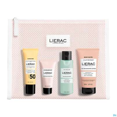 Sie sehen eine Packung Lierac Beauty To Go Summer Pouch 1st, Produktbild: 01 Lierac Beauty To Go Summer Pouch 1st, A-Nr.: 5889886 - 01