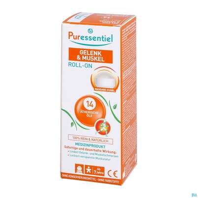 Sie sehen eine Packung Puressentiel Gelenke Roll On +14 Aetherischen Oelen 75ml, Produktbild: 02 Puressentiel Gelenke Roll On +14 Aetherischen Oelen 75ml, A-Nr.: 3831888 - 02