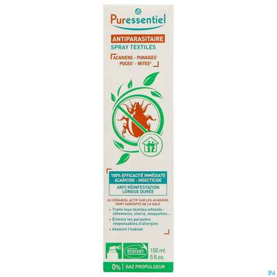 Puressentiel Reinigend Allergie Textilspray Parasitenschutz 150ml, A-Nr.: 5730714 - 01