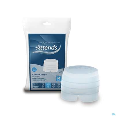 Inkontinenz Attends Stretch/pants Comfort Fixierhosen M 3st, A-Nr.: 4039565 - 03