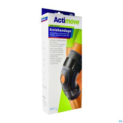 Kniegelenksbandagen Actimove/sport/+pelotte Gr L Oben 46-51cm 75594 1st, A-Nr.: 5263247 - 02