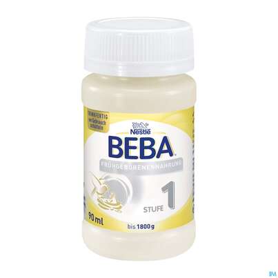 Beba Fruehgeborenennahrung Stufe 1 Fluessig 12610985 90ml 32st, A-Nr.: 4023825 - 01