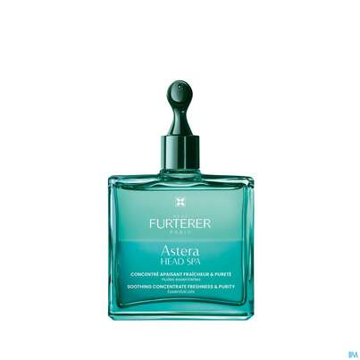 Sie sehen eine Packung Furterer Astera Head Spa Beruhigendes Konzentrat 50ml, Produktbild: 07 Furterer Astera Head Spa Beruhigendes Konzentrat 50ml, A-Nr.: 5778307 - 07