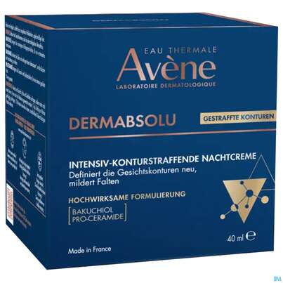 Sie sehen eine Packung Avene Dermabsolu Nachtcreme 40ml, Produktbild: 04 Avene Dermabsolu Nachtcreme 40ml, A-Nr.: 5899146 - 04