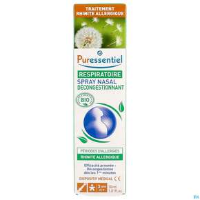 Nasen Spray Puressentiel Atemwege Allergie Hypertonisch 30ml, A-Nr.: 5608516 - 01