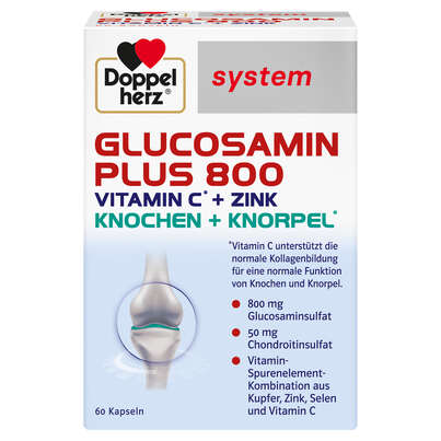 Doppelherz system GLUCOSAMIN PLUS 800 VITAMIN C + ZINK, A-Nr.: 5678847 - 01