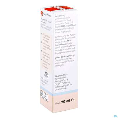Veterinaerprodukte Pha Augenpflege Hund +katze Lösung 20ml, A-Nr.: 4996798 - 02