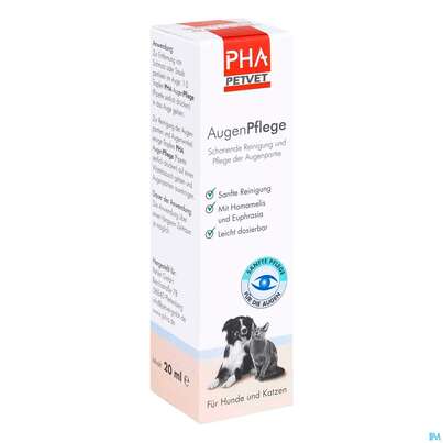 Veterinaerprodukte Pha Augenpflege Hund +katze Lösung 20ml, A-Nr.: 4996798 - 04