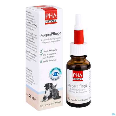 Veterinaerprodukte Pha Augenpflege Hund +katze Lösung 20ml, A-Nr.: 4996798 - 06