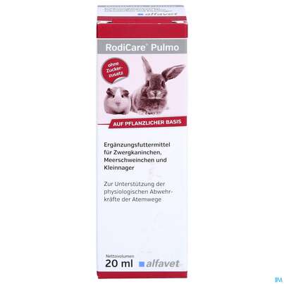 Veterinaerprodukte Rodicare F Kleinnager Pulmo 20ml, A-Nr.: 4541081 - 01