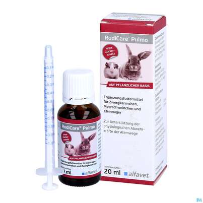 Veterinaerprodukte Rodicare F Kleinnager Pulmo 20ml, A-Nr.: 4541081 - 04