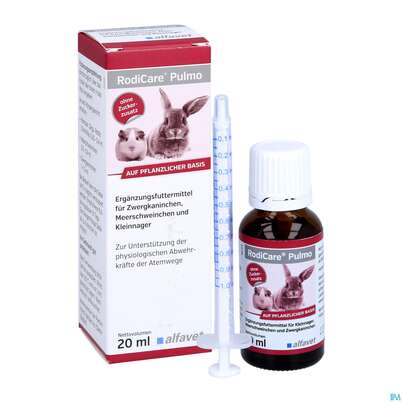 Veterinaerprodukte Rodicare F Kleinnager Pulmo 20ml, A-Nr.: 4541081 - 05