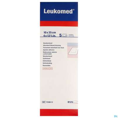 Wundverband Leukomed/steril Verklebungsschutz 10x35cm 5st, A-Nr.: 3896913 - 01