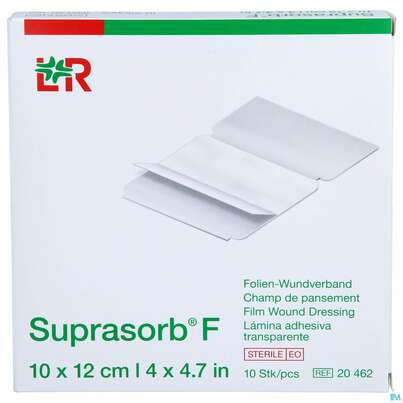 Wundverband Suprasorb/steril F Folien 10x12cm 10st, A-Nr.: 2203411 - 01