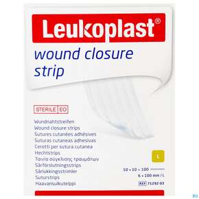 Wundverband Wundnahtstreifen/steril Leukoplast/weiss Closure Strip 6x100mm 100st, A-Nr.: 3258762 - 01