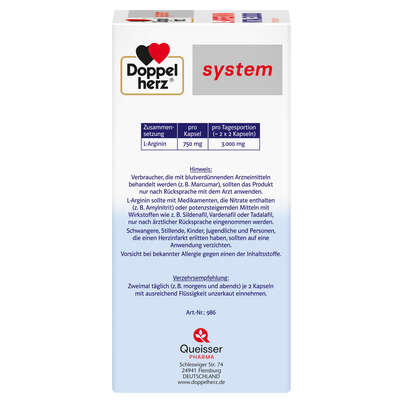 Doppelherz system L-ARGININ VITAL 3.000, A-Nr.: 4195615 - 02