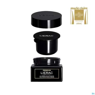Sie sehen eine Packung Lierac Premium The Voluptuous Cream Refil 50ml, Produktbild: 04 Lierac Premium The Voluptuous Cream Refil 50ml, A-Nr.: 5839351 - 04