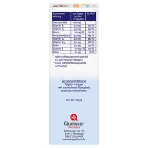 Doppelherz system Q10 UBIQUINOL 100 + B-VITAMINE, A-Nr.: 5677150 - 01