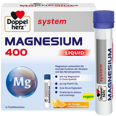 Doppelherz system MAGNESIUM 400 LIQUID Trinkfertig für daheim und unterwegs, A-Nr.: 5698353 - 03