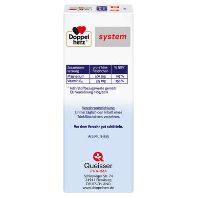 Doppelherz system MAGNESIUM 400 LIQUID Trinkfertig für daheim und unterwegs, A-Nr.: 5698353 - 04