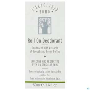 L Erbolario Deo/roll On Alkoholfrei Uomo 062.6 50ml, A-Nr.: 4121350 - 01