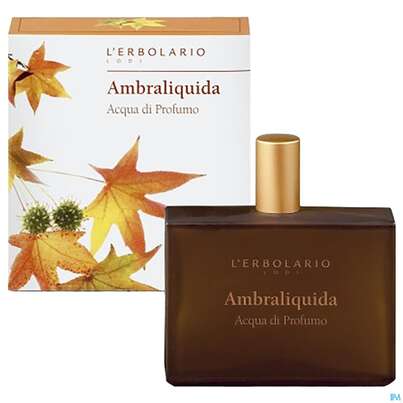 Sie sehen eine Packung L Erbolario Eau De Parfum Ambraliquida 066.3 50ml, Produktbild: 02 L Erbolario Eau De Parfum Ambraliquida 066.3 50ml, A-Nr.: 3171937 - 02