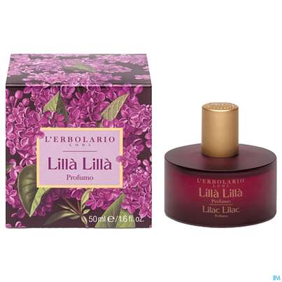 Sie sehen eine Packung L Erbolario Eau De Parfum Lilla Lilla Flieder 066.0 50ml, Produktbild: 02 L Erbolario Eau De Parfum Lilla Lilla Flieder 066.0 50ml, A-Nr.: 4781371 - 02