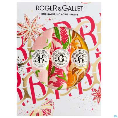 Roger &amp; Gallet Xmas/handcreams Set Gr+r+bdo Je 30ml 1st, A-Nr.: 5815824 - 01