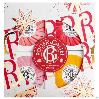 Seifen Roger &amp; Gallet Xmas Soap Set Fdf+gr+rose+bdo Je 50g 1st, A-Nr.: 5815818 - 01
