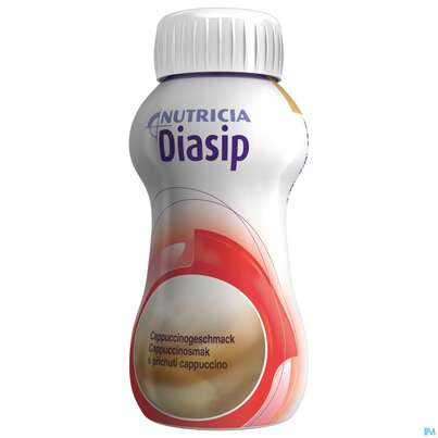 Sie sehen eine Packung Diasip 200ml Cappuccino 24st, Produktbild: 02 Diasip 200ml Cappuccino 24st, A-Nr.: 3195582 - 02