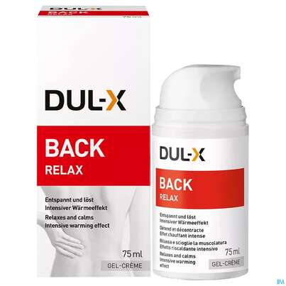 Sie sehen eine Packung Dul-x Gel-creme Back Relax 60361 75ml, Produktbild: 02 Dul-x Gel-creme Back Relax 60361 75ml, A-Nr.: 3078391 - 02