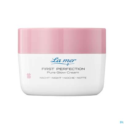 Sie sehen eine Packung La Mer Ohne Parfum First Perfection Pure Glow Cream Nacht 50ml, Produktbild: 01 La Mer Ohne Parfum First Perfection Pure Glow Cream Nacht 50ml, A-Nr.: 5770197 - 01