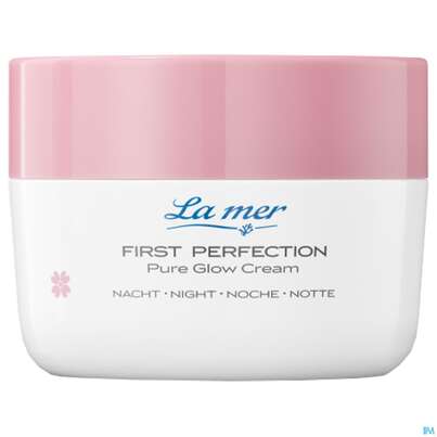 Sie sehen eine Packung La Mer Ohne Parfum First Perfection Pure Glow Cream Nacht 50ml, Produktbild: 02 La Mer Ohne Parfum First Perfection Pure Glow Cream Nacht 50ml, A-Nr.: 5770197 - 02