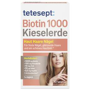 tetesept Biotin 1000 + Kieselerde 30St, A-Nr.: 5074931 - 01
