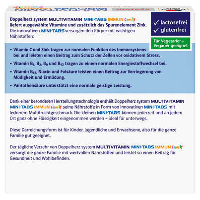 Doppelherz system MULTIVITAMIN MINI-TABS family - Mit Multifruchtgeschmack, A-Nr.: 5676943 - 04