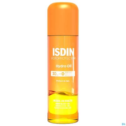 Sie sehen eine Packung Sonnenprodukte Isdin/fotoprotection Hydro Oil Lsf 30 200ml, Produktbild: 03 Sonnenprodukte Isdin/fotoprotection Hydro Oil Lsf 30 200ml, A-Nr.: 5570185 - 03