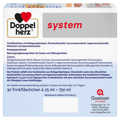 Doppelherz system KOLLAGEN 11.000 CURCUMA + INGWER, A-Nr.: 5677983 - 03