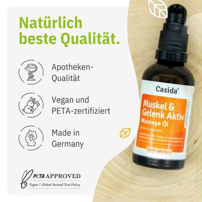 Sie sehen eine Packung Muskel & Gelenk Aktiv Massage Öl, Produktbild: 03 Muskel & Gelenk Aktiv Massage Öl, A-Nr.: 5731671 - 03