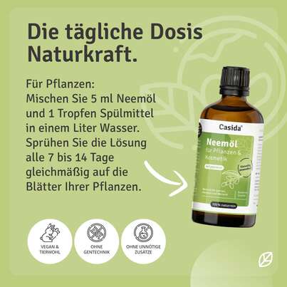 Sie sehen eine Packung Neemöl für Pflanzen & Kosmetik, Produktbild: 04 Neemöl für Pflanzen & Kosmetik, A-Nr.: 5898879 - 04
