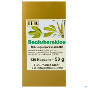 Bockshornklee Kapseln -fbk Pharma 120st, A-Nr.: 2047282 - 01